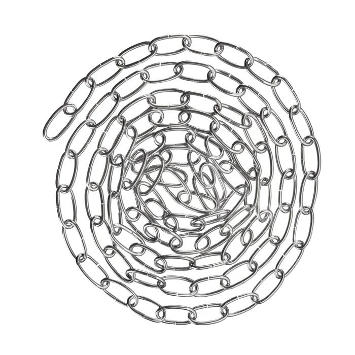 Aspen Creative 21110-51,Steel 10 Feet Heavy Duty Chain For Hanging Up Maximum Weight 40 Pounds-Lighting Fixture/Swag Light/Plant In Antique Brass.11 Gauge.