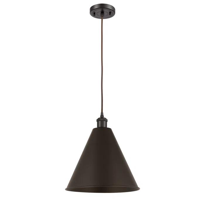 Ballston Cone 1 - Light Single Drop Pendant Pendant