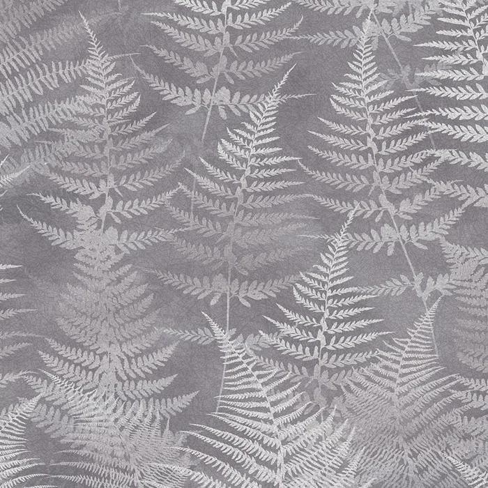 Clarissa Hulse Woodland Fern Pewter Wallpaper