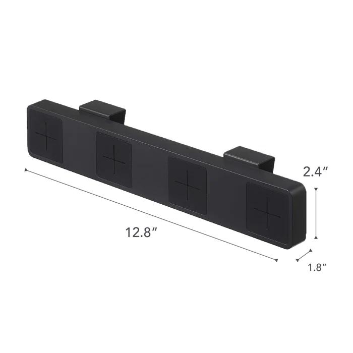 Yamazaki Home Yamazaki Home Self Adhesive Towel Holder, Plastic, No Assembly Req. 5198