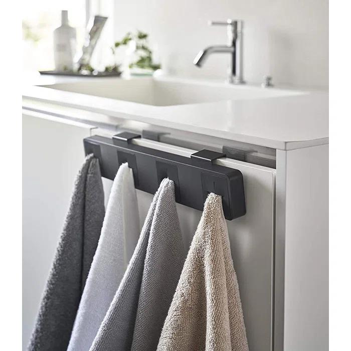 Yamazaki Home Yamazaki Home Self Adhesive Towel Holder, Plastic, No Assembly Req. 5198