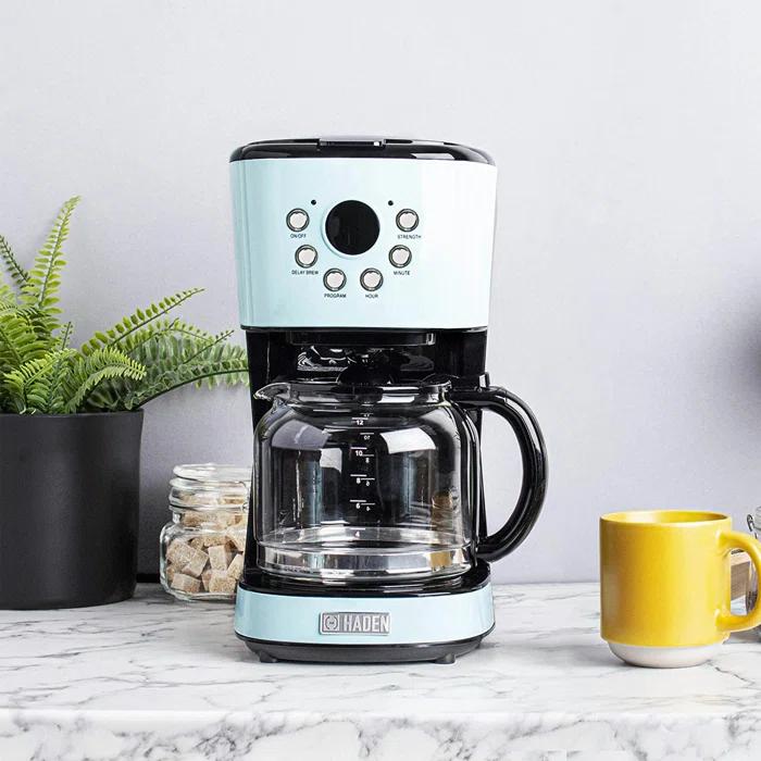 Haden Coffee Machine, 12 Cup Programmable Drip Coffee Maker
