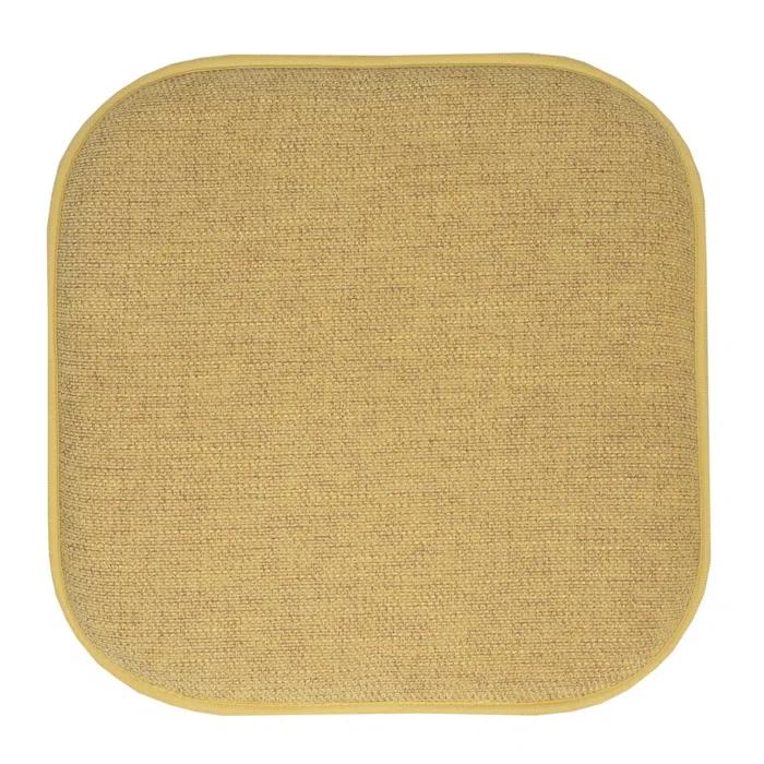 Sweet Home Collection Alexis Memory Foam No Slip Back 16" x 16" Chair Pad Cushion