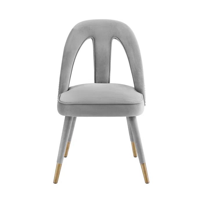 Petra 19.3'' H Velvet Upholstered Side Chair