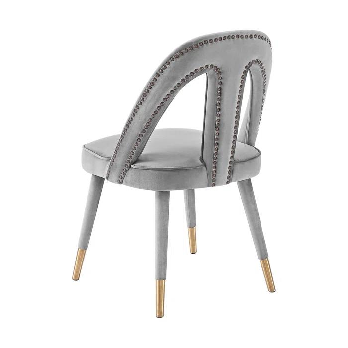 Petra 19.3'' H Velvet Upholstered Side Chair