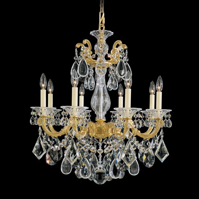 La Scala 8 - Light Glass Classic / Traditional Chandelier