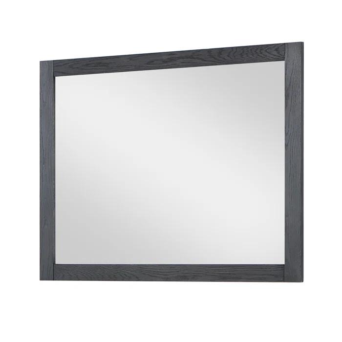 Ivy Wood Flat Wall Mirror