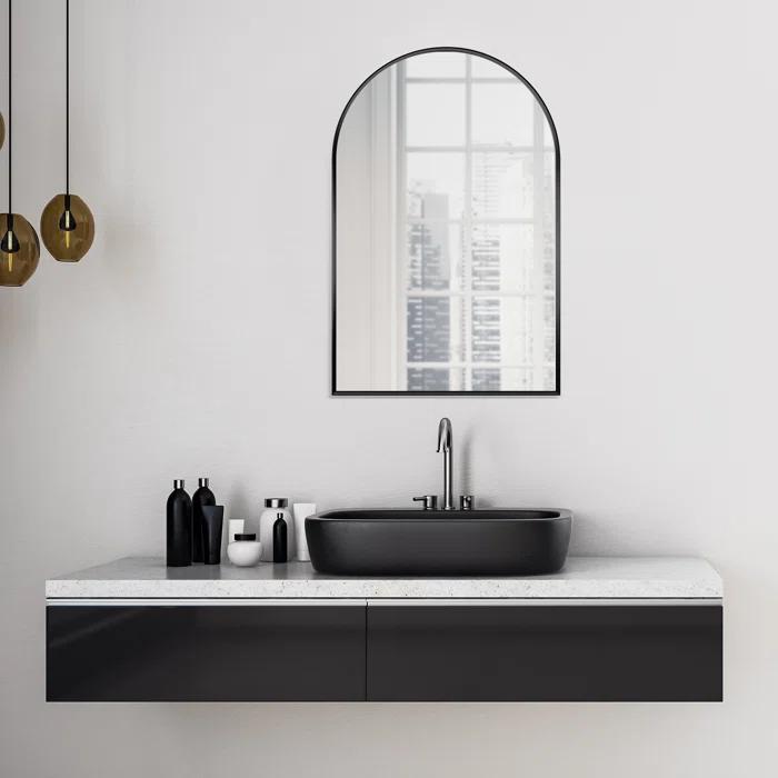 Altair Metal Flat Wall Mirror