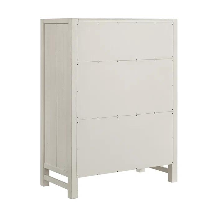 Alaterre Arden 36" W Bohemian Style Rectangular Chest With 5 Drawers, With Hidden Fasteners
