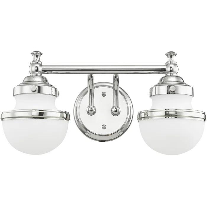 Livex Lighting Oldwick 2 - Light Vanity in  Polished Chrome