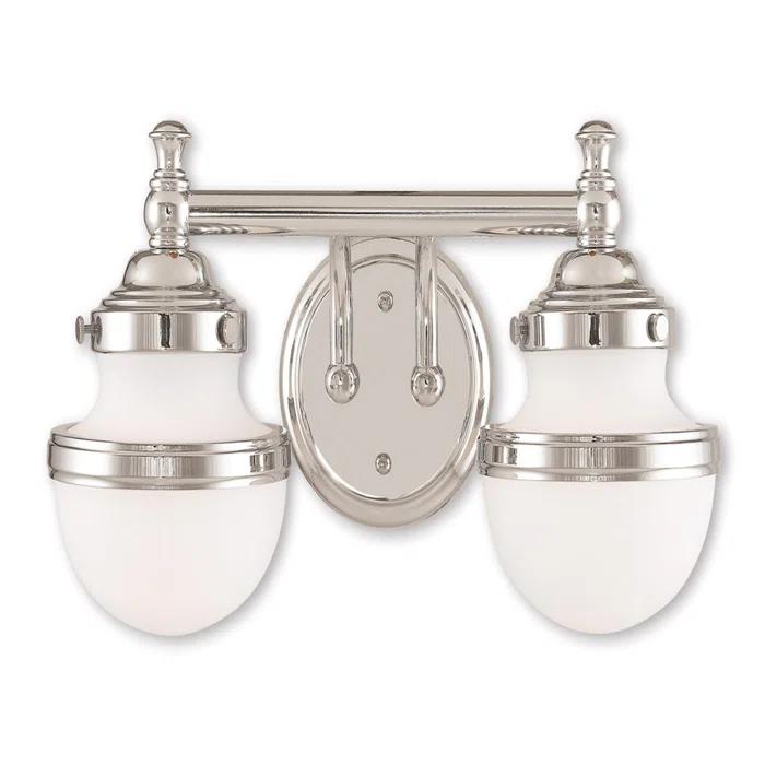 Livex Lighting Oldwick 2 - Light Vanity in  Polished Chrome
