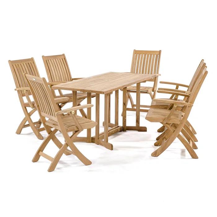 Westminster Teak Outdoor Folding Dining Side Chair