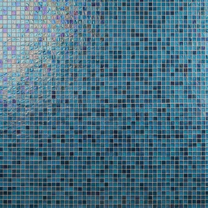 Speckle 11.73" x 11.73" Iridescent 1" Squares Glass Mosaic Wall Tile (0.95 Sq. Ft. / Sheet)