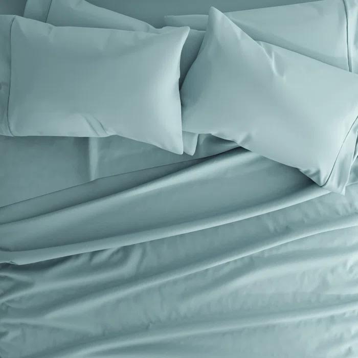 Simply Soft Brushed Microfiber Solid 6 Piece Sheet Set