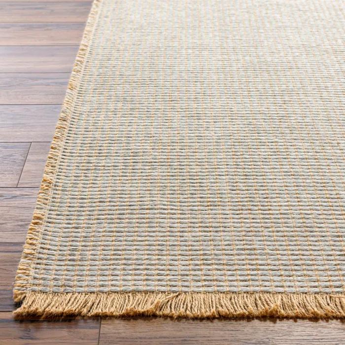 Kimi II Jute Rug by Becki Owens x Surya - Gray and Natural / 2'7" x 7'3" Runner