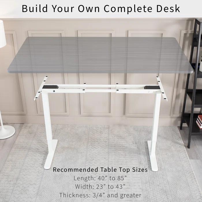VIVO Electric Dual Motor Standing Desk Frame, E-200 Series