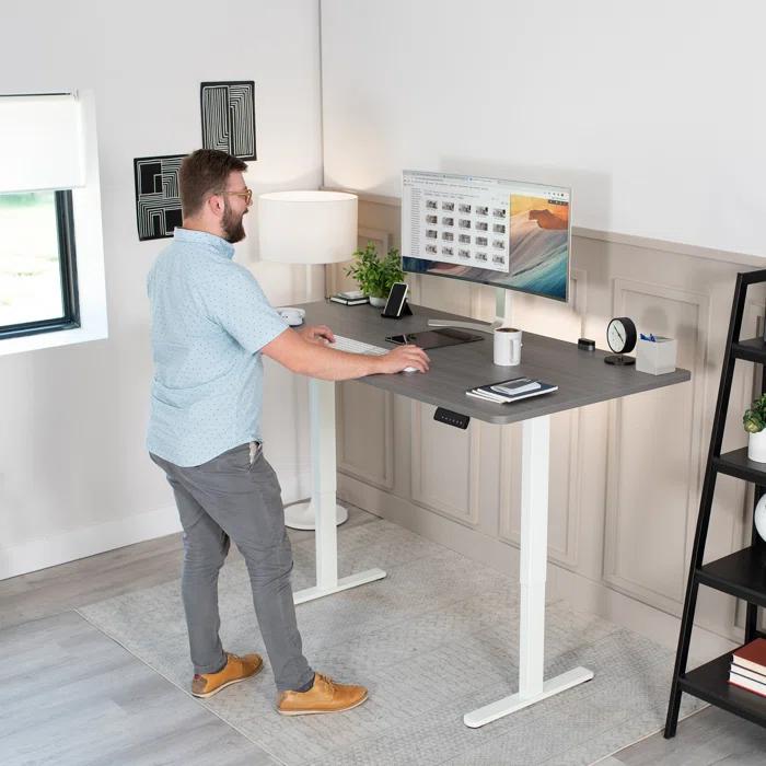VIVO Electric Dual Motor Standing Desk Frame, E-200 Series