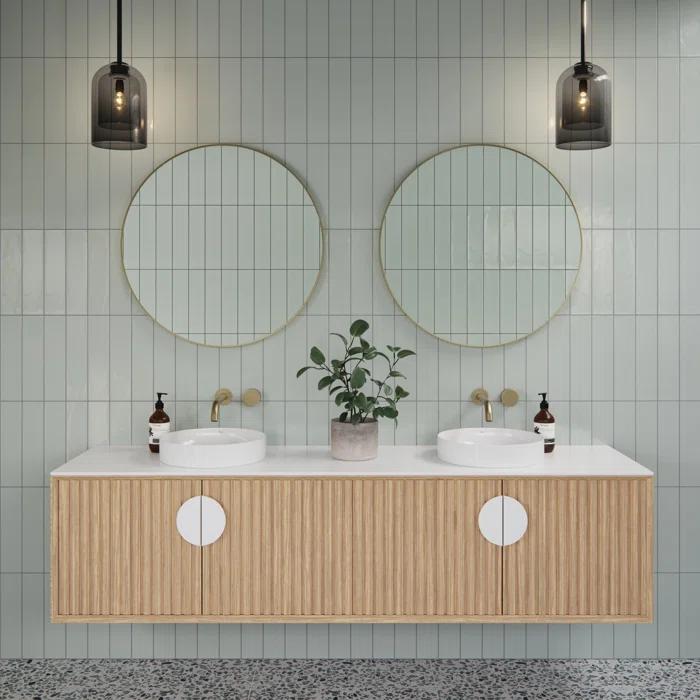 Leia Round Mirror
