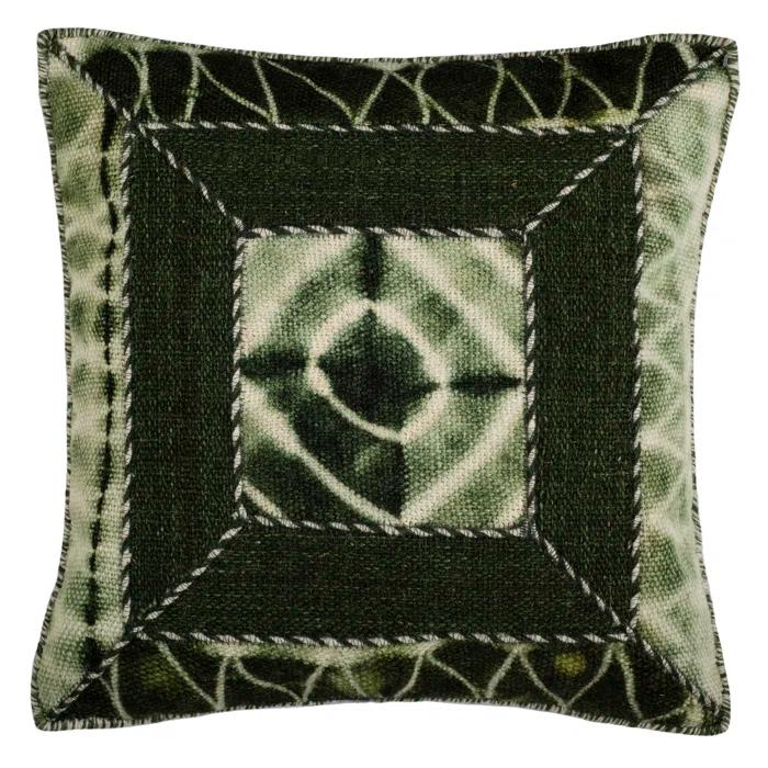 Safavieh Dip Dye Embroidered Feather Throw Pillow (Set of 2)