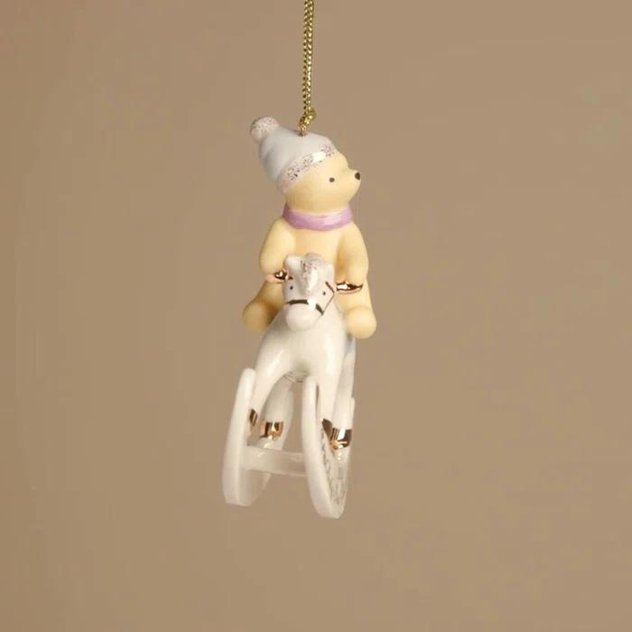 Lenox 2024 Winnie The Pooh Baby's 1st Christmas Ornament, 6.25-inch Height, Porcelain, Home, Home D√©cor