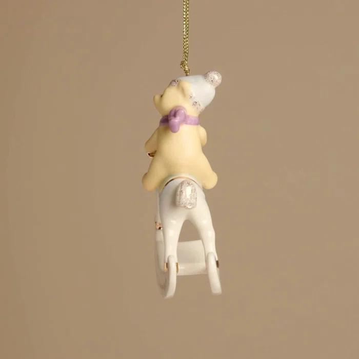 Lenox 2024 Winnie The Pooh Baby's 1st Christmas Ornament, 6.25-inch Height, Porcelain, Home, Home D√©cor