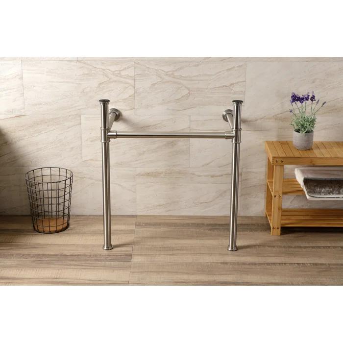 Kingston Brass Fauceture Stainless Steel Console Sink Legs