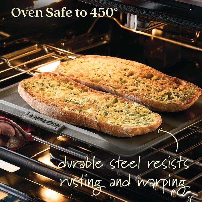 Anolon Advanced Nonstick Bakeware / Baking Set with Silicone Grips