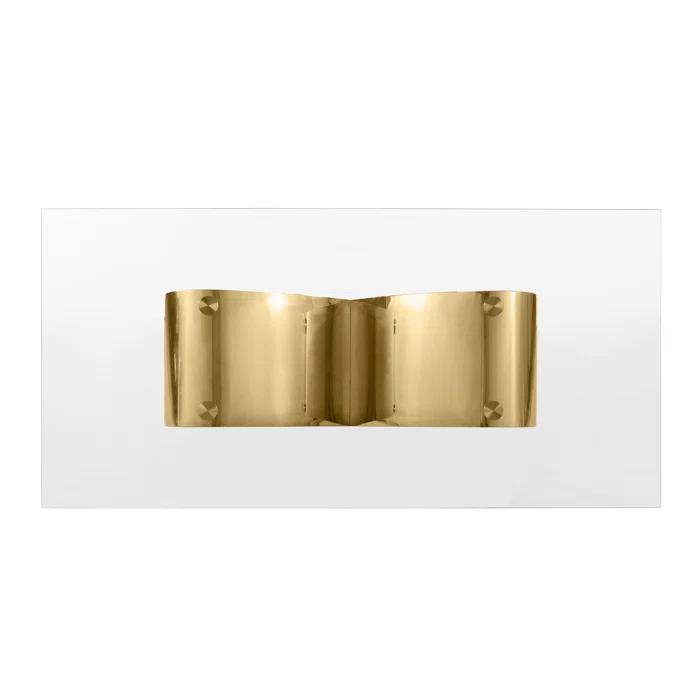 Tempered Glass Dining Set With Boucle Fabric Side Chairs