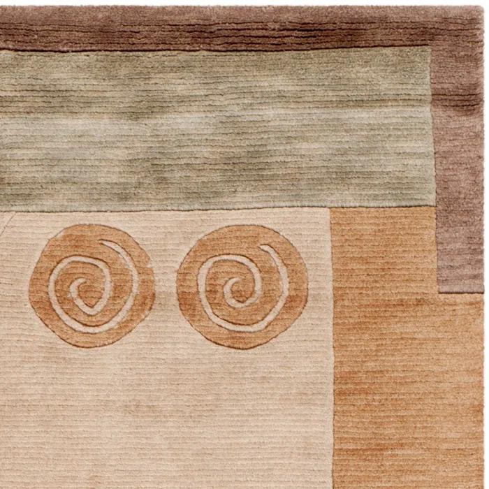 Safavieh Tibetan Shag Hand Knotted Wool Pile Abstract Rug