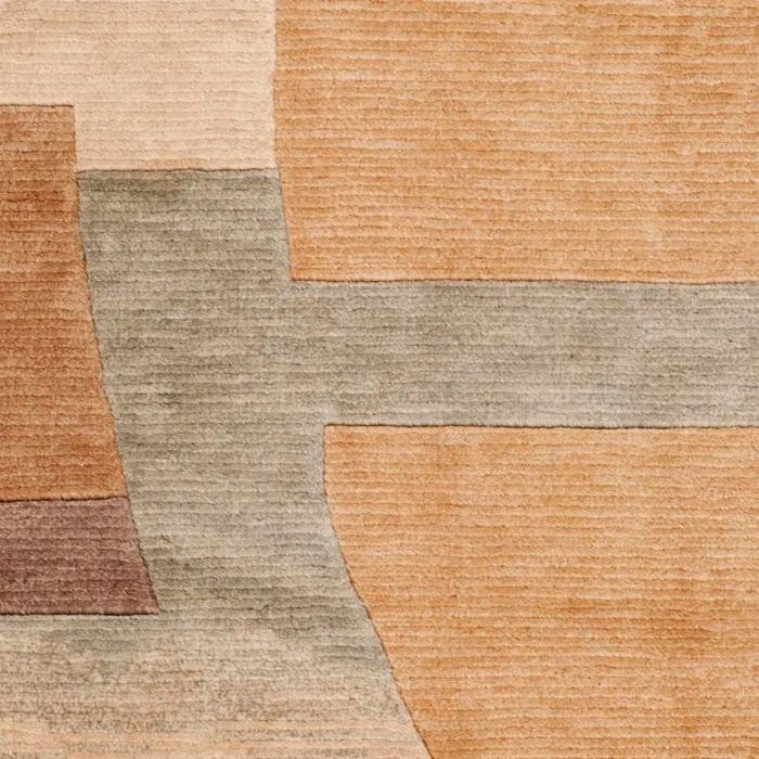 Safavieh Tibetan Shag Hand Knotted Wool Pile Abstract Rug