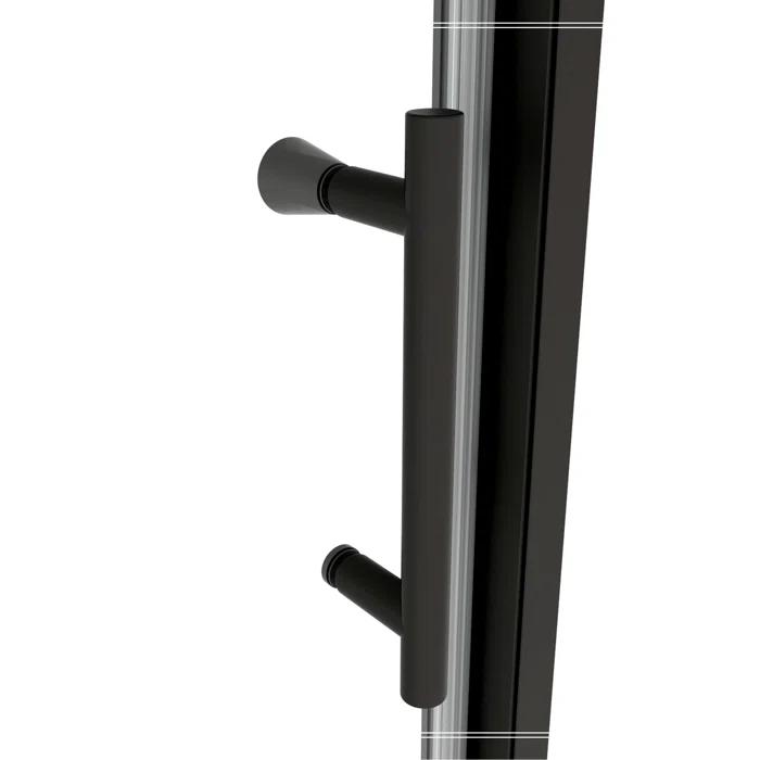 38-42" W x 71" H Flush Glass Shower Door Reversible Installation