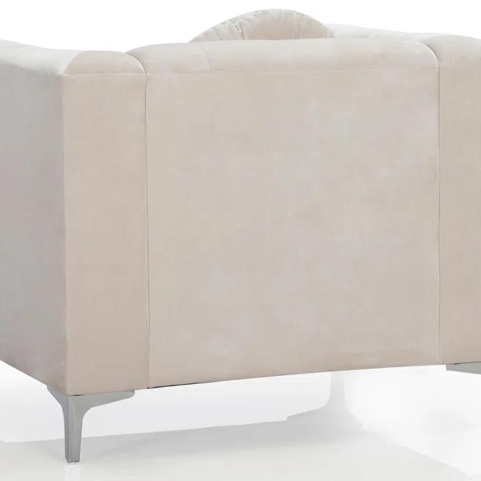 Soho Velvet Chesterfield Chair