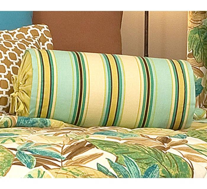 Brunswick Striped Reversible Throw Pillow
