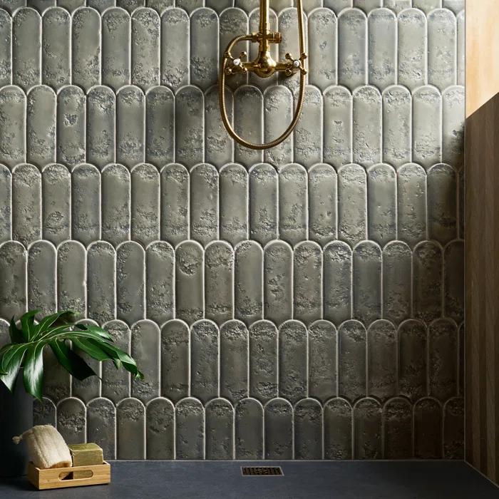 Bond Tile Airy 2.83 In. X 7.68 In. Textured Glossy Ceramic Wall Tile (5.16 Sq. Ft. / Case)