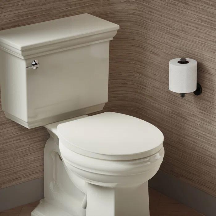 Kohler Brevia Quiet-Close Toilet Seat with Grip-Tight Bumpers and Quick-Attach Hardware