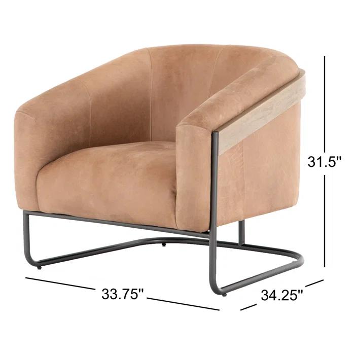 Gianni Leather Accent Chair