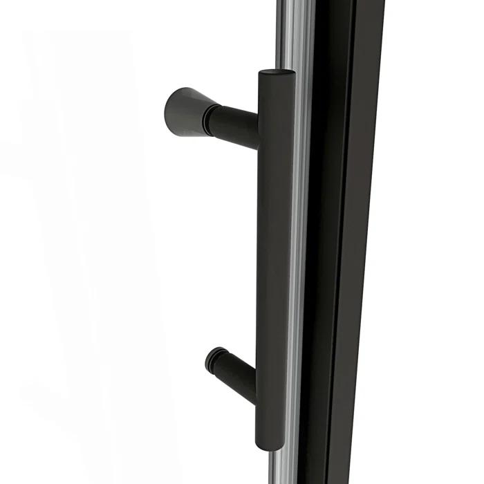 44-48" W x 71" H Flush Glass Shower Door Reversible Installation