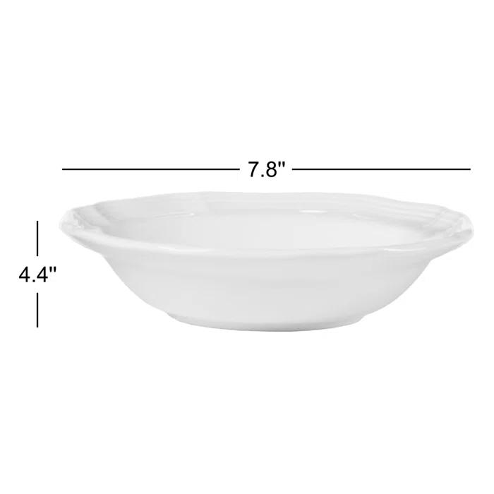 Mikasa Mikasa French Countryside 7.25 in. Fruit Bowl (Set of 4)