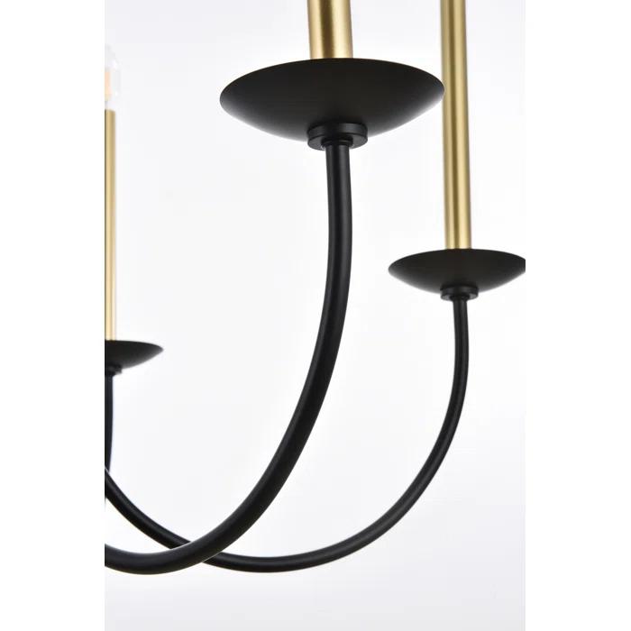 Castlehill 6 Light Metal Dimmable Chandelier
