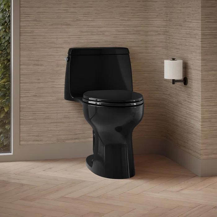 Santa Rosa Comfort Height One-Piece Compact Elongated 1.28 Gpf Toilet With Revolution 360 Swirl Flushing Technology
