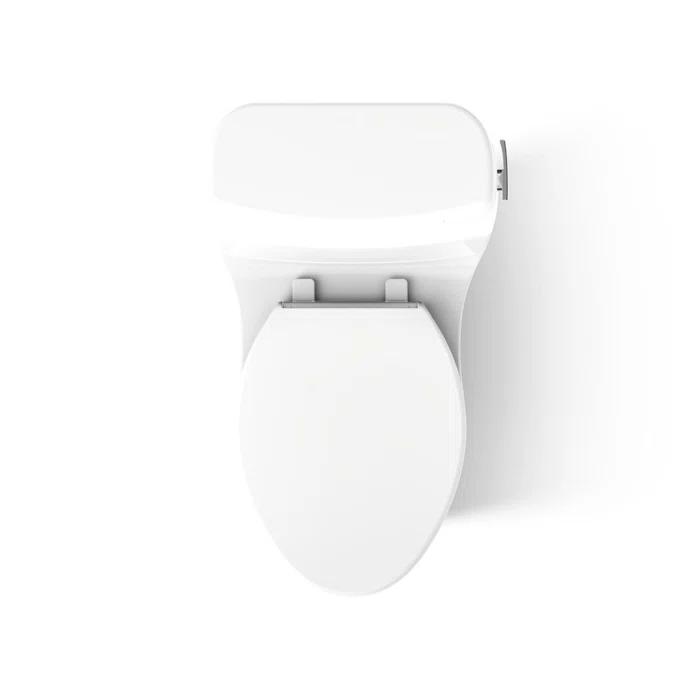 Kohler Santa Rosa Comfort Height One-Piece Compact Elongated 1.28 Gpf Toilet With Revolution 360 Swirl Flushing Technology K-30810-RA-0