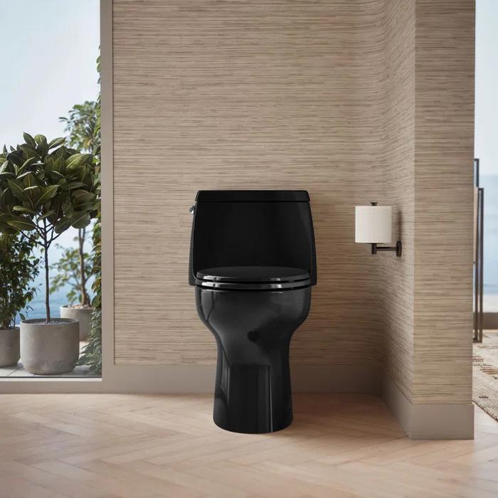 Santa Rosa Comfort Height One-Piece Compact Elongated 1.28 Gpf Toilet With Revolution 360 Swirl Flushing Technology