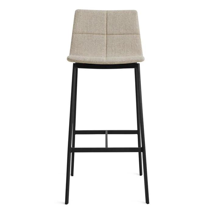 Blu Dot Between Us Upholstered Counter Stool with Metal Frame