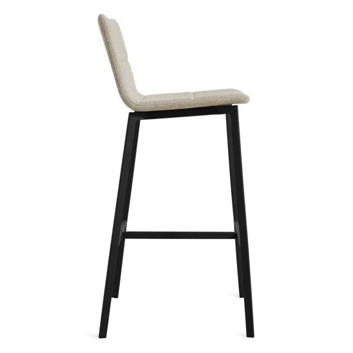 Blu Dot Between Us Upholstered Counter Stool with Metal Frame