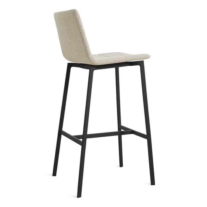 Blu Dot Between Us Upholstered Counter Stool with Metal Frame