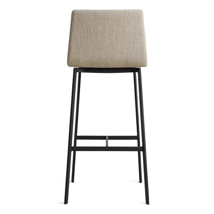 Blu Dot Between Us Upholstered Counter Stool with Metal Frame