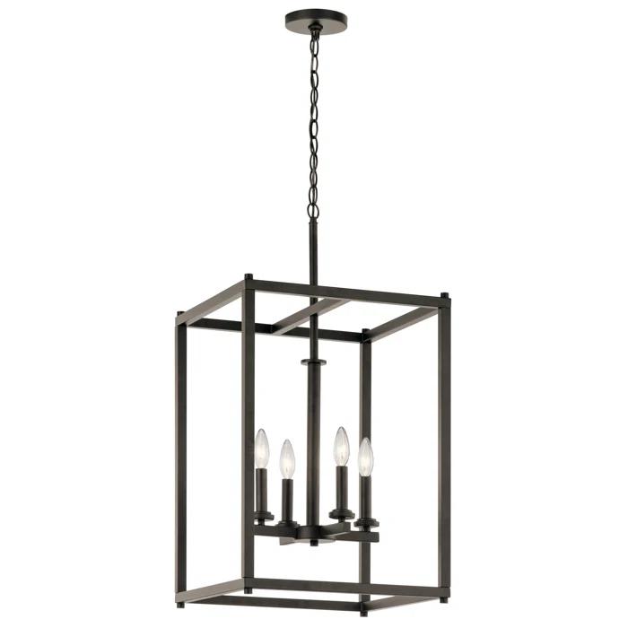 4 - Light Square / Rectangle Chandelier