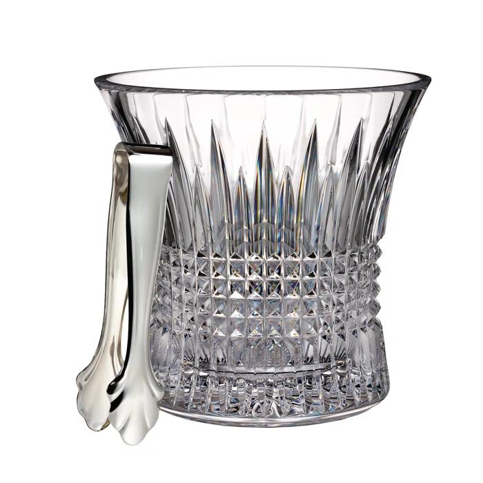 Waterford Lismore Diamond Ice Bucket & Tongs | Wayfair