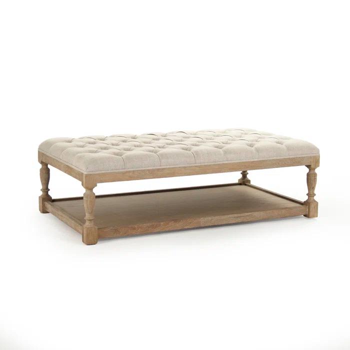 Zentique Tufted Ottoman & Reviews | Wayfair