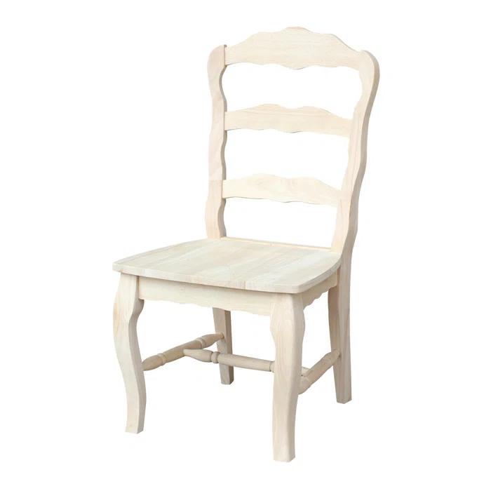 Ophelia & Co. Iademarco 18'' H Solid Wood Side Chair (Set of 2)